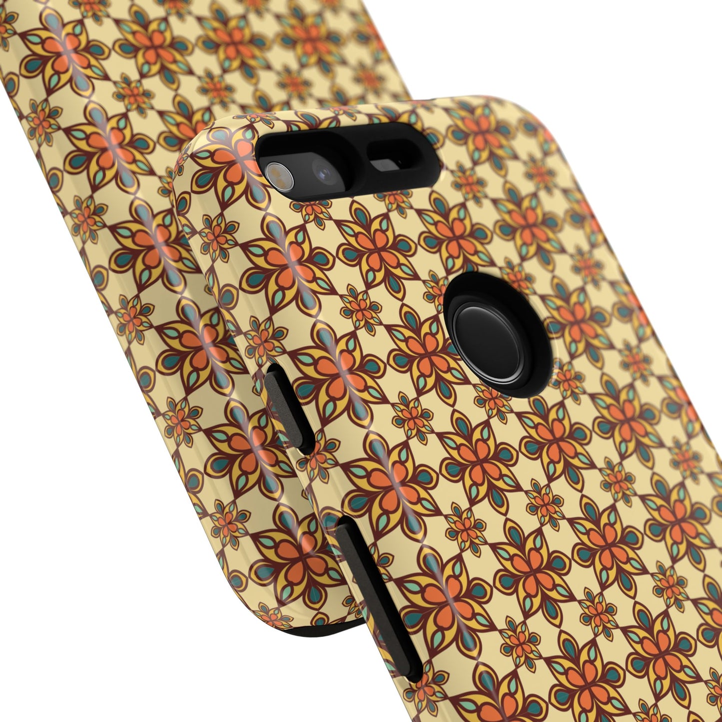 Retro Mandala Floral Google Pixel Case