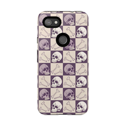 Skull & Bones Checkered Google Pixel Case