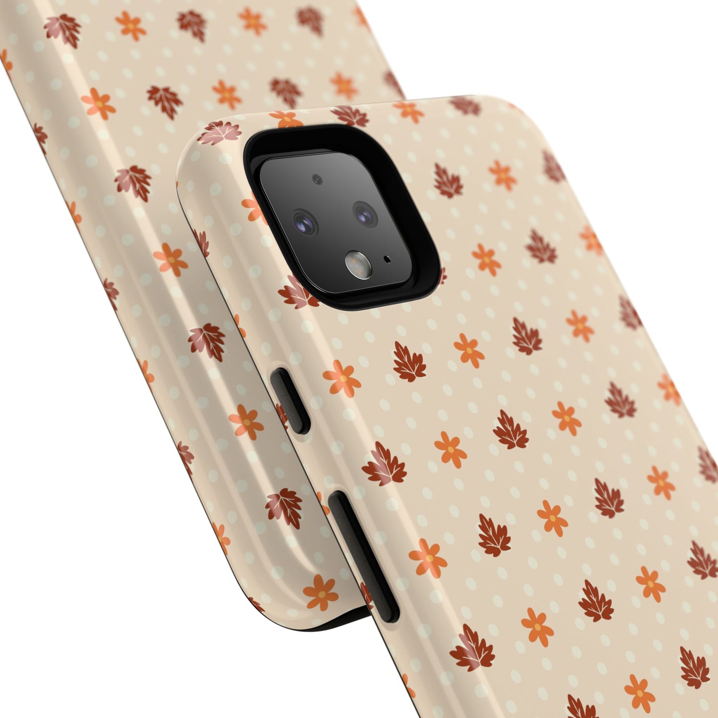 Beige Fall Floral Polka Dot Google Pixel Case