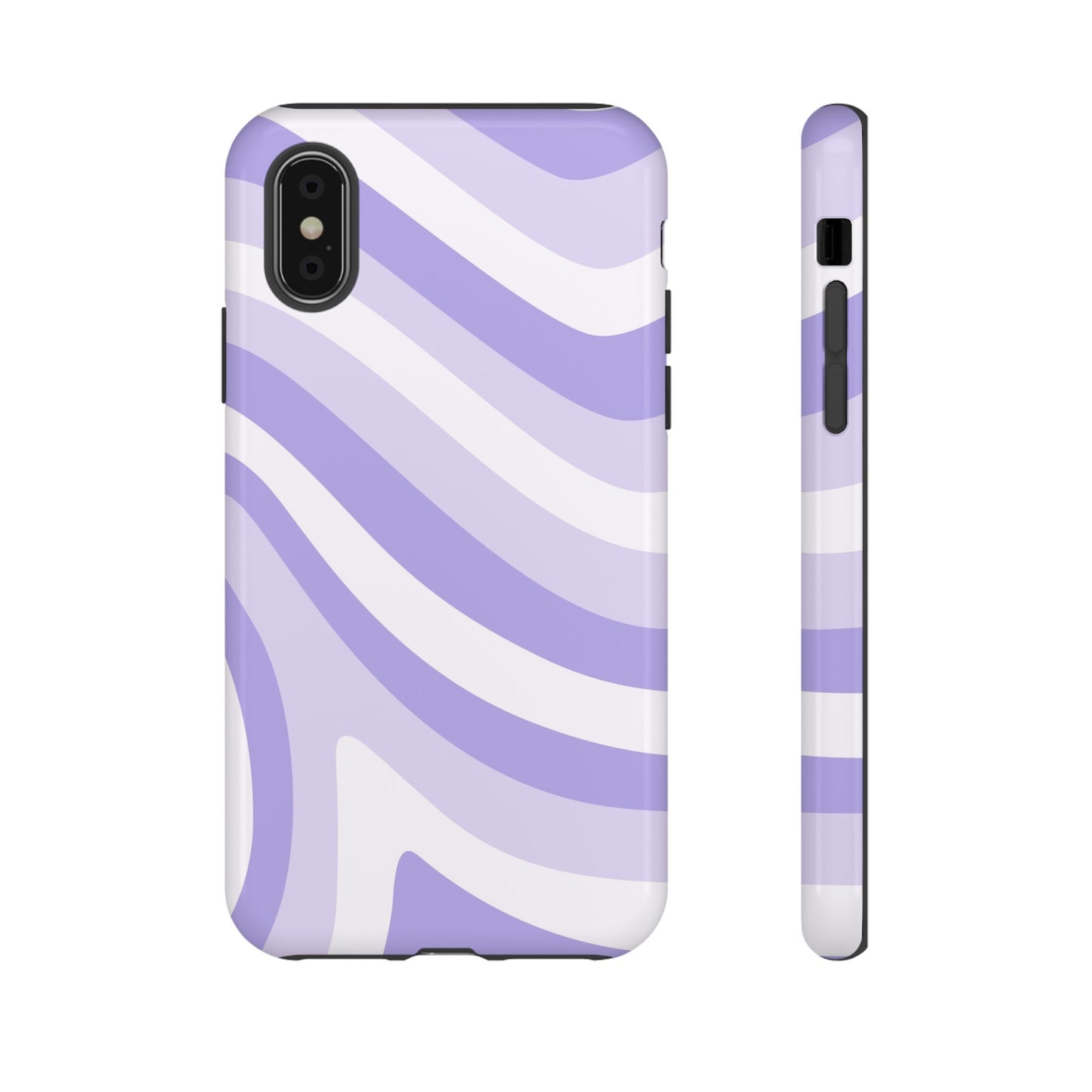 Lavender Wave Abstract iPhone Case