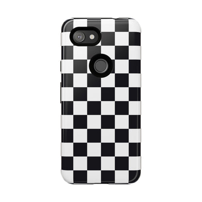 Black & White Checkerboard Google Pixel Case