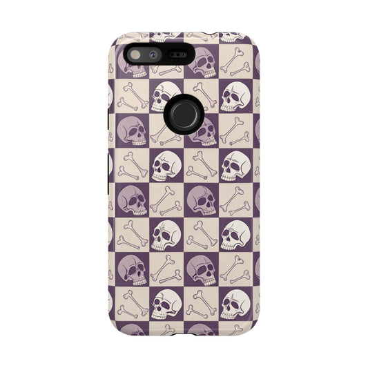 Skull & Bones Checkered Google Pixel Case