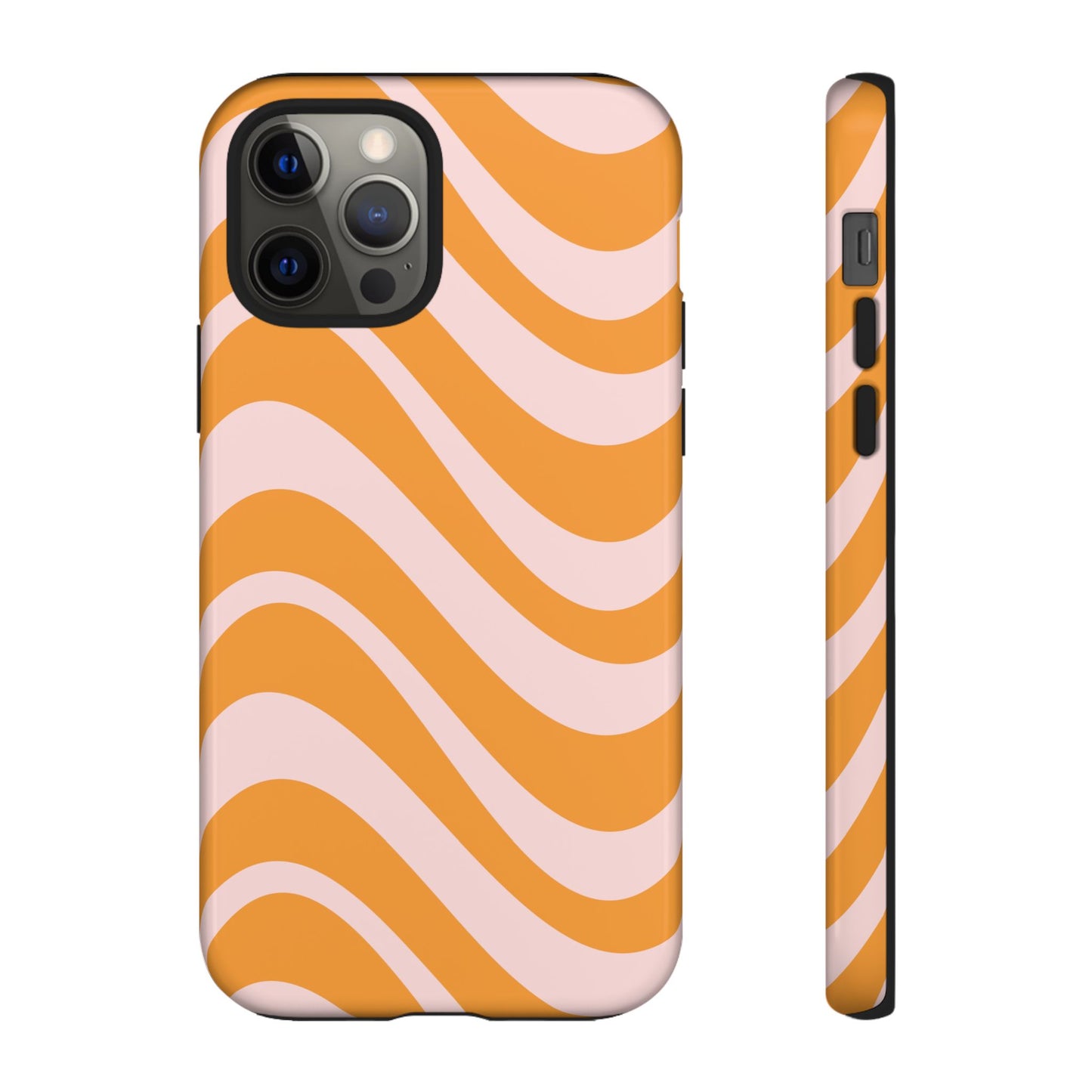 Retro Wavy Stripe iPhone Case