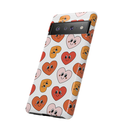 Smiley Heart Faces Google Pixel Case