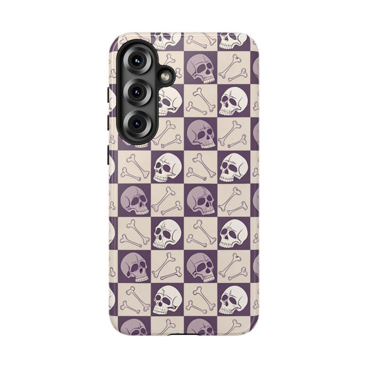 Skull & Bones Checkered Samsung Case