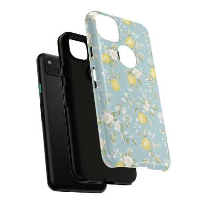 Lemon Blossom Blue Google Pixel Case