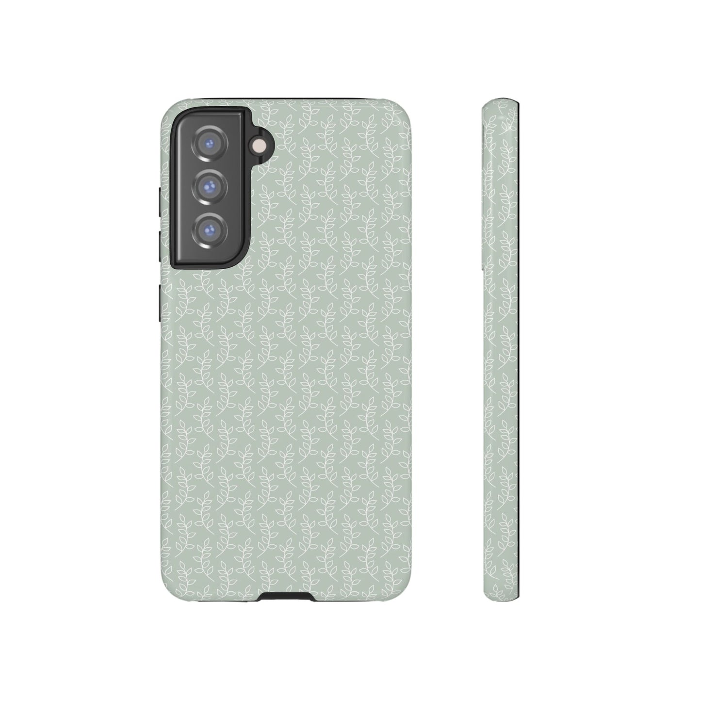 Minimal Leaf Print Samsung Case