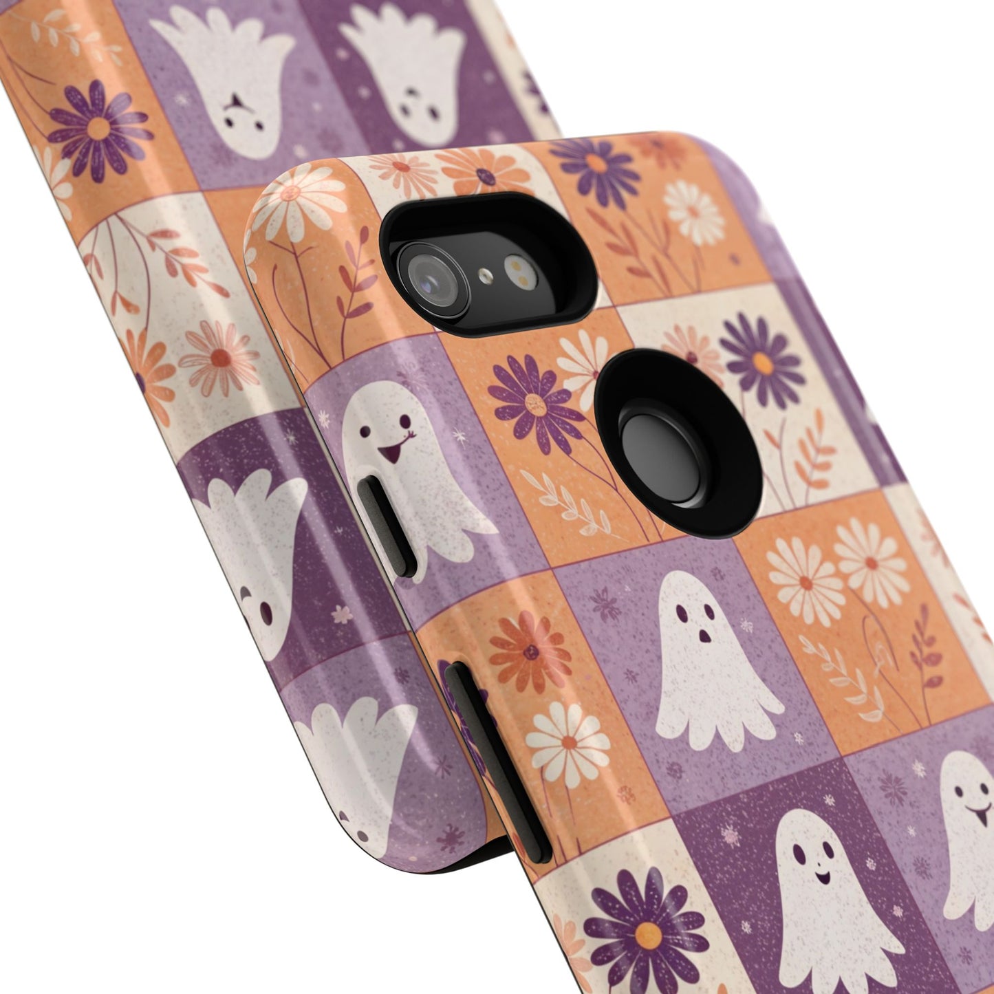 Ghost Floral Checkerboard Google Pixel Case
