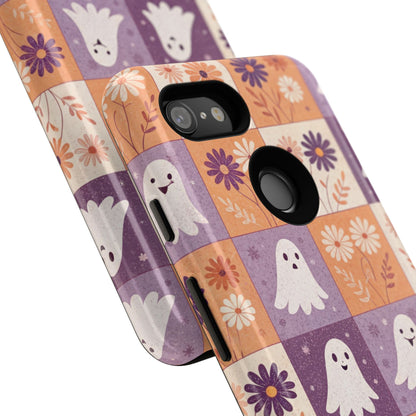 Ghost Floral Checkerboard Google Pixel Case