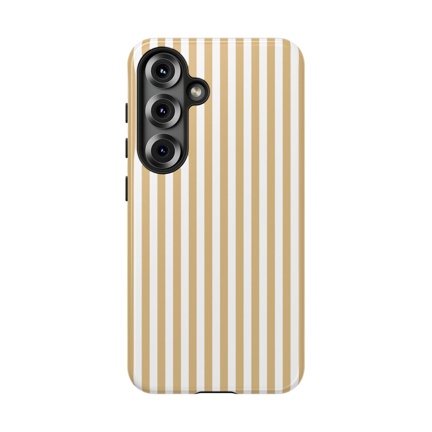 Yellow & White Stripe Samsung Case