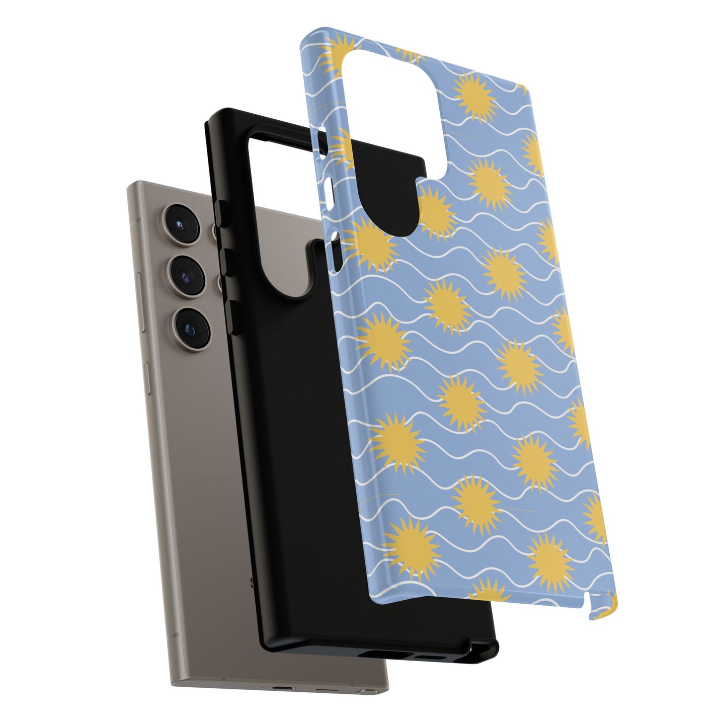 Sunny Waves Blue Samsung Case