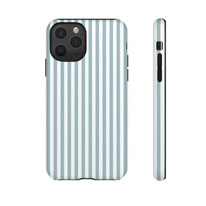 Blue & White Stripe iPhone Case