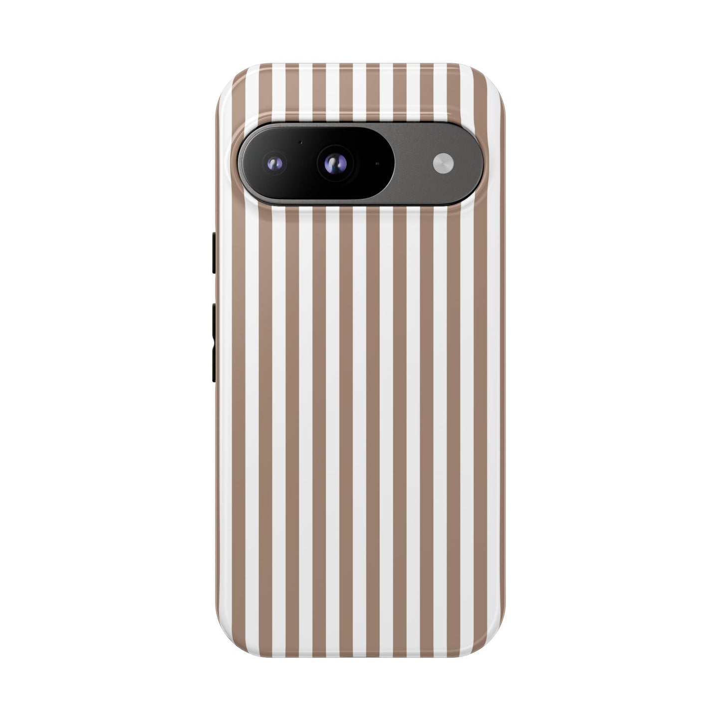 Beige & White Stripe Google Pixel Case
