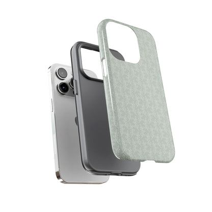 Minimal Leaf Print iPhone Case
