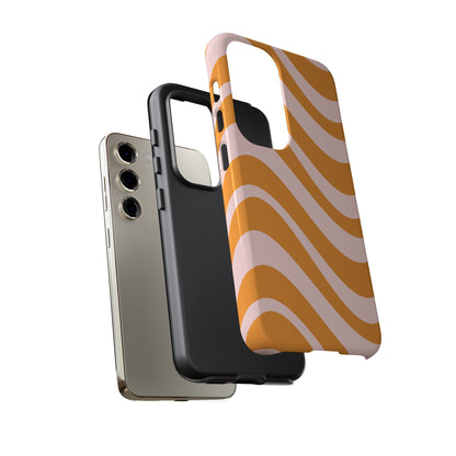 Retro Wavy Stripe Samsung Case