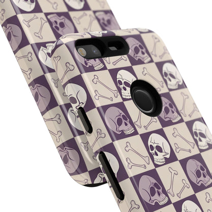 Skull & Bones Checkered Google Pixel Case