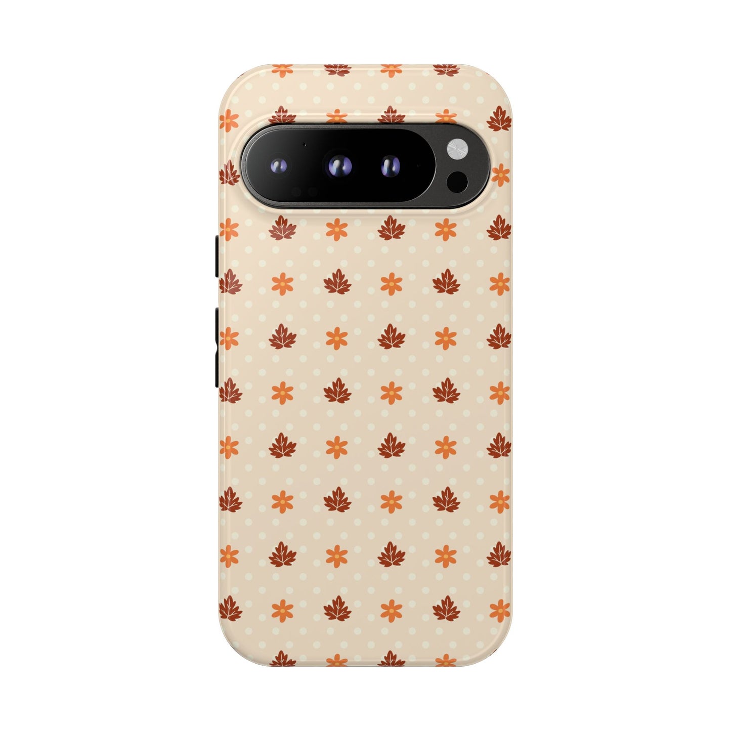 Beige Fall Floral Polka Dot Google Pixel Case