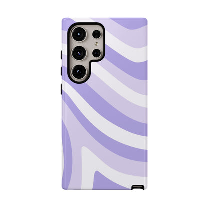 Lavender Wave Abstract Samsung Case