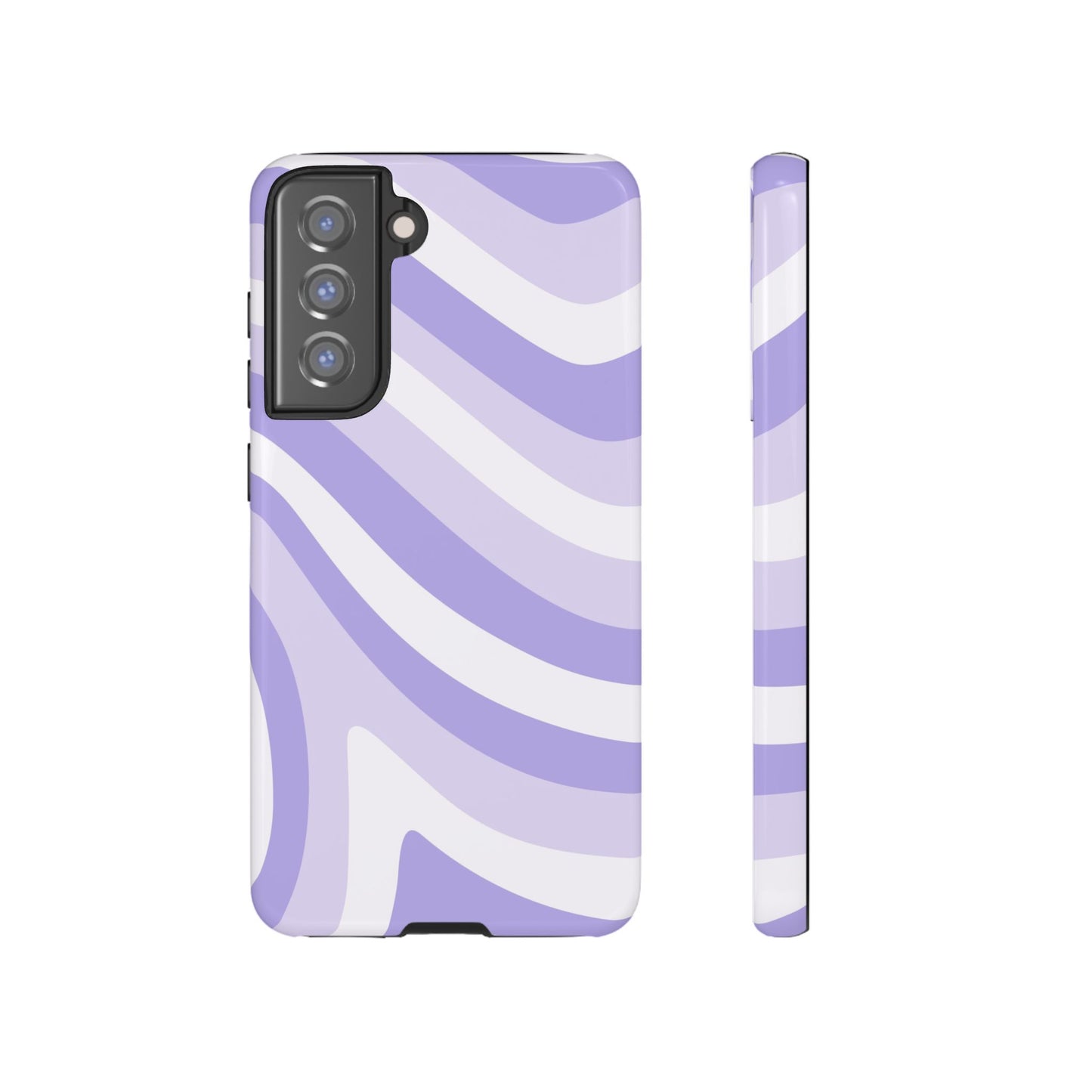 Lavender Wave Abstract Samsung Case