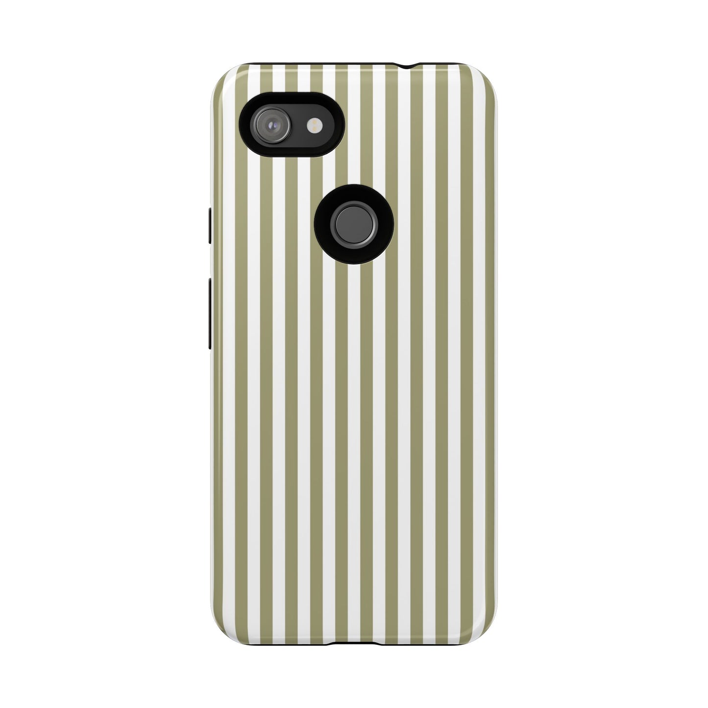 Sage & White Stripe Google Pixel Case