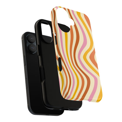Retro Sunset Wave iPhone Case