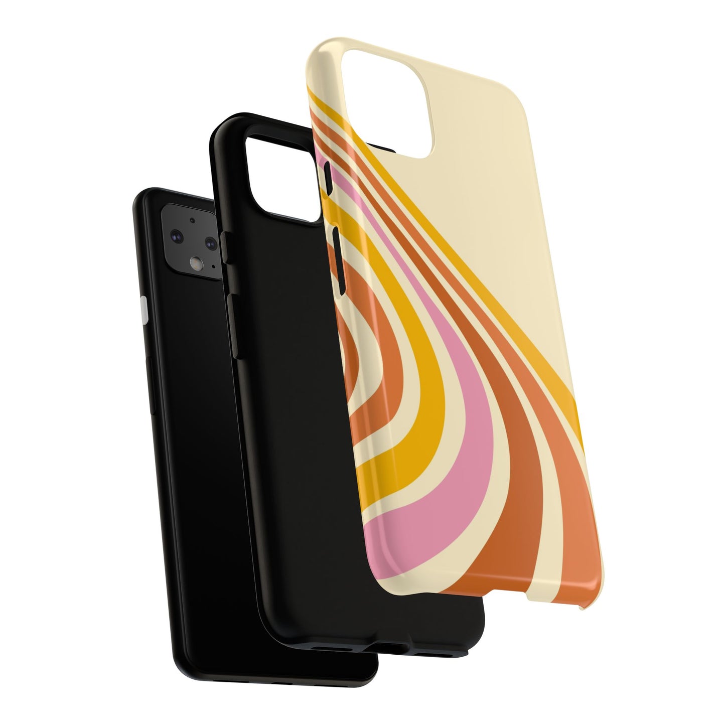 Retro Wave Swirl Google Pixel Case