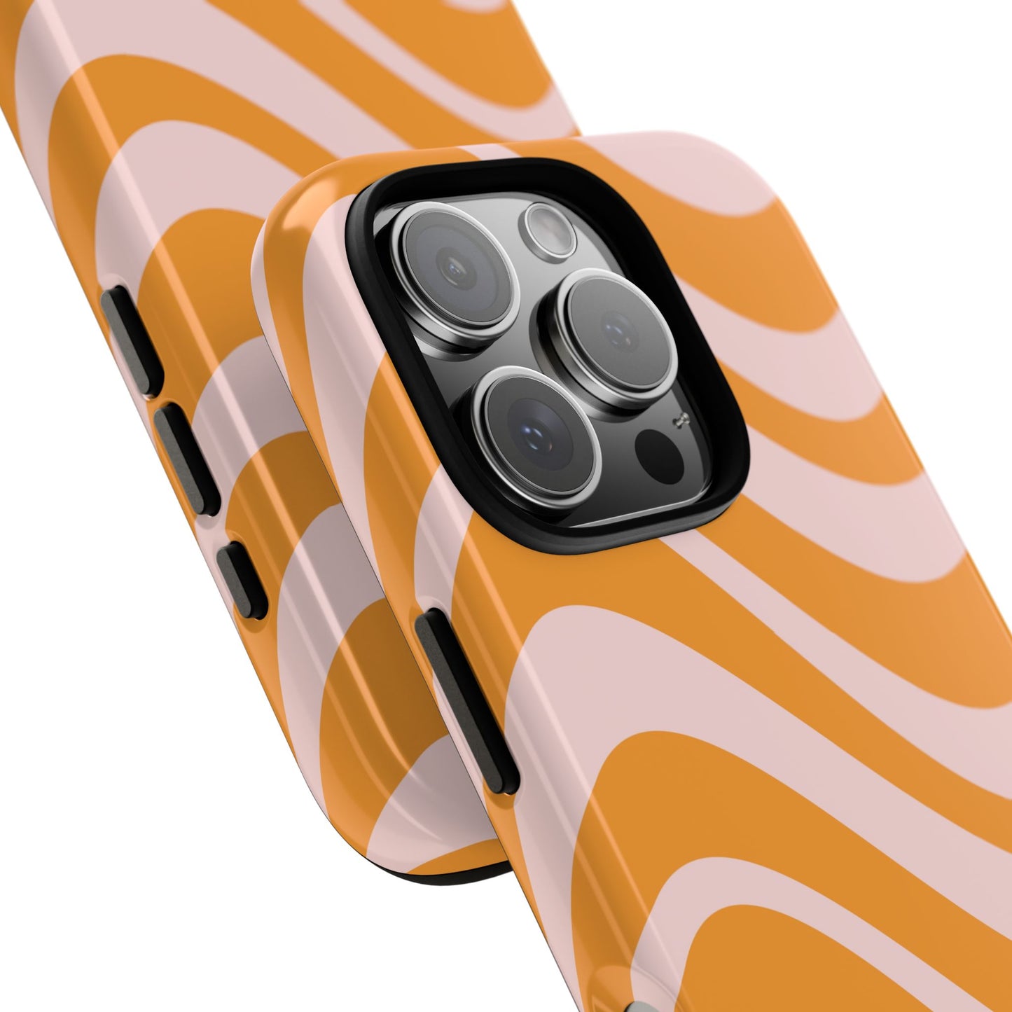 Retro Wavy Stripe iPhone Case