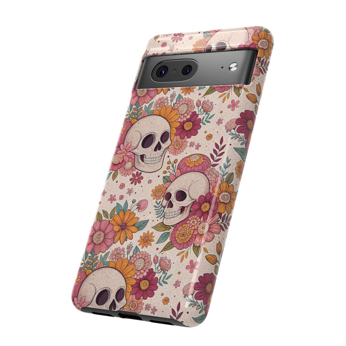 Floral Skull Google Pixel Case