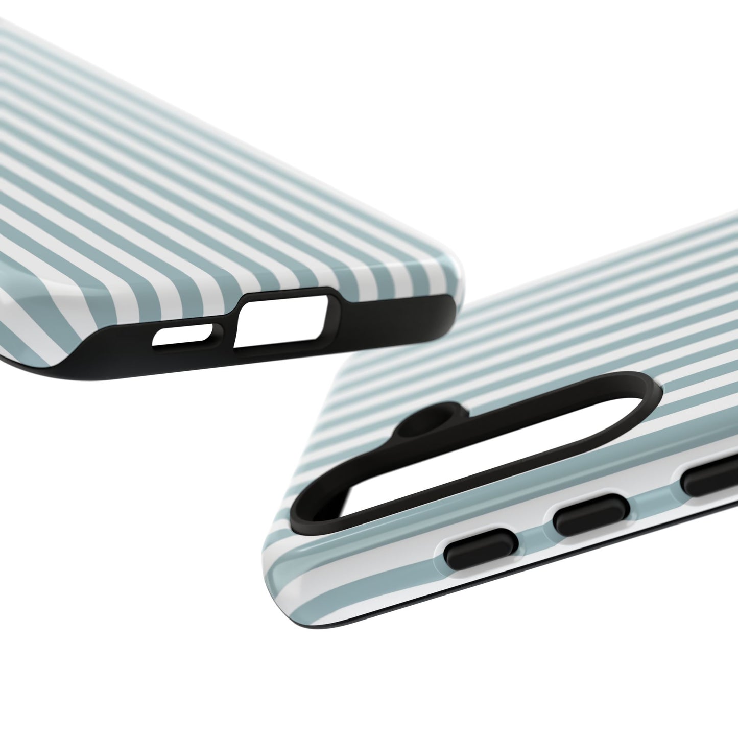 Blue & White Stripe Samsung Case