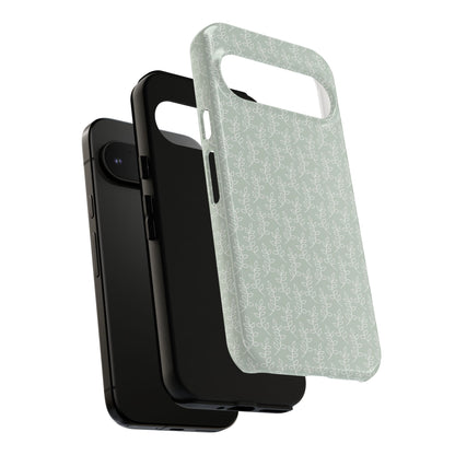 Minimal Leaf Print Google Pixel Case