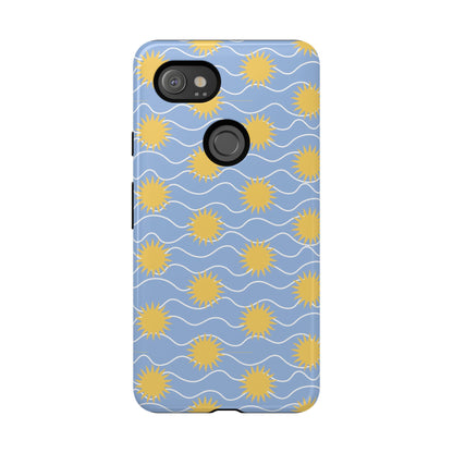 Sunny Waves Blue Google Pixel Case