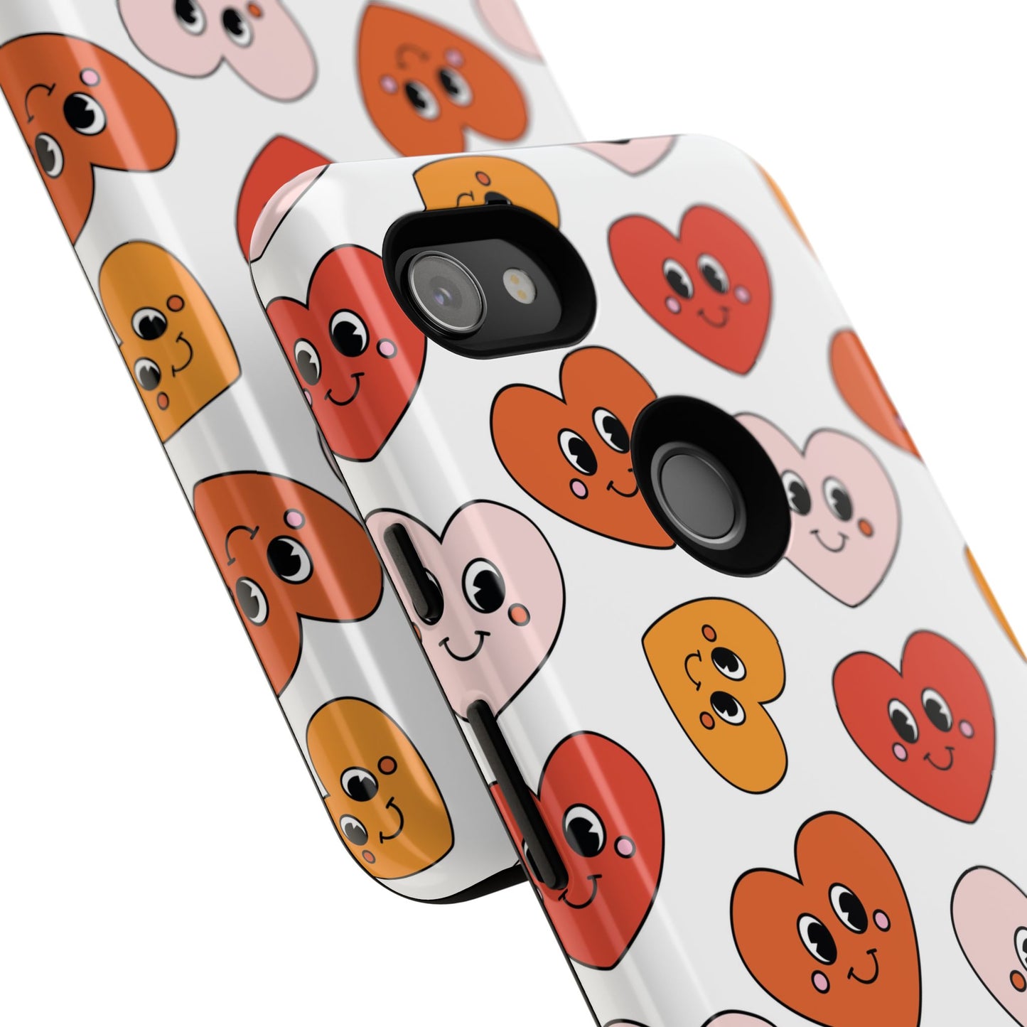 Smiley Heart Faces Google Pixel Case