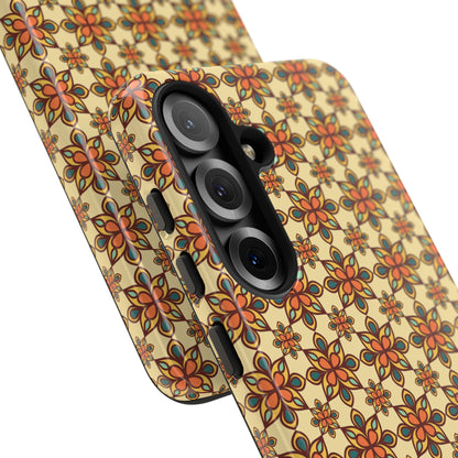 Retro Mandala Floral Samsung Galaxy Case