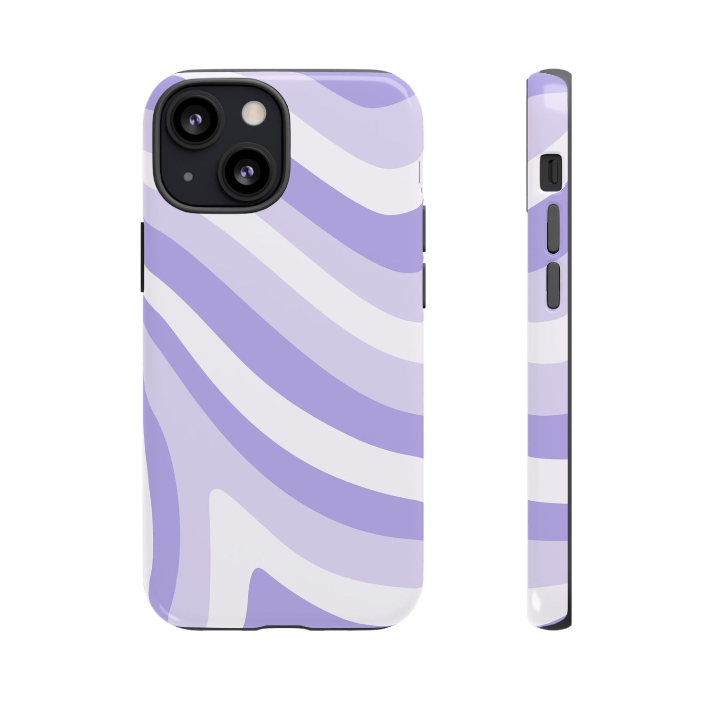 Lavender Wave Abstract iPhone Case