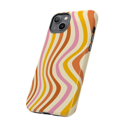 Retro Sunset Wave iPhone Case