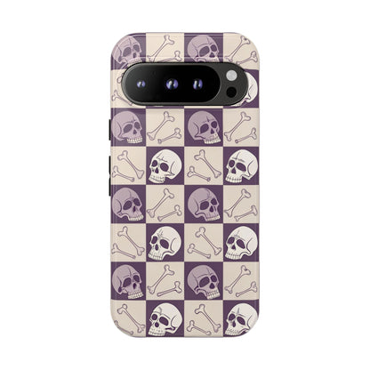 Skull & Bones Checkered Google Pixel Case