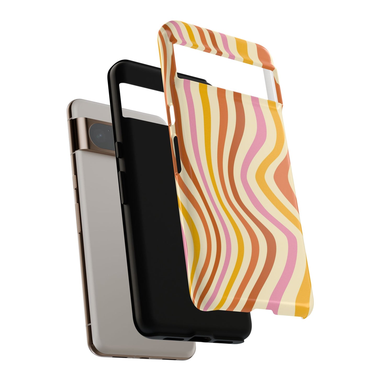 Retro Sunset Wave Google Pixel Case