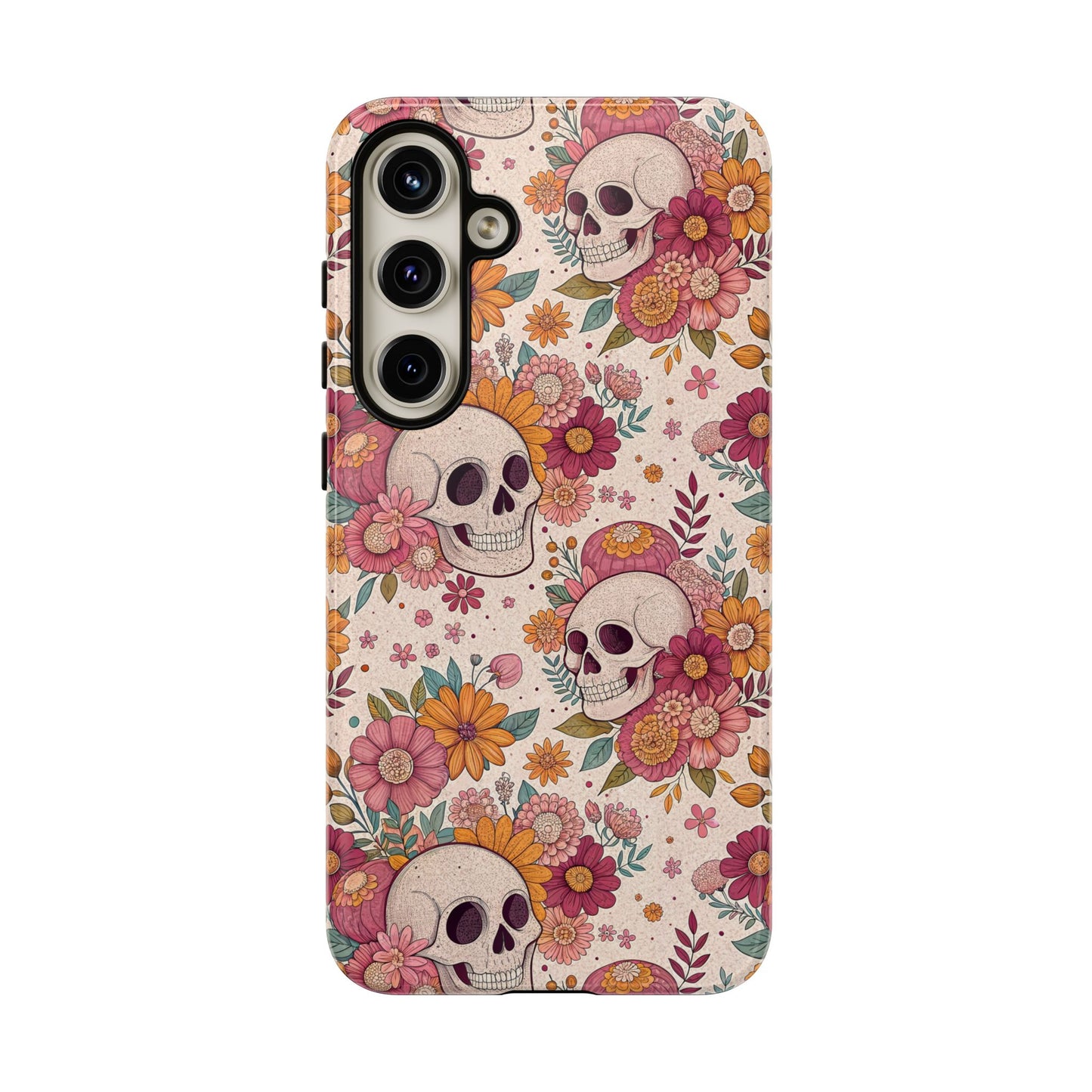 Floral Skull Samsung Case