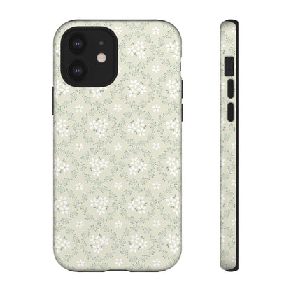 Vintage Daisy Wreath iPhone Case