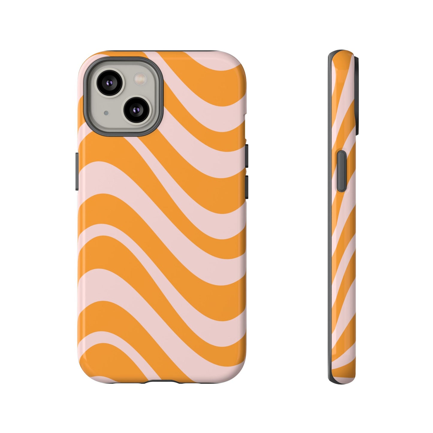 Retro Wavy Stripe iPhone Case