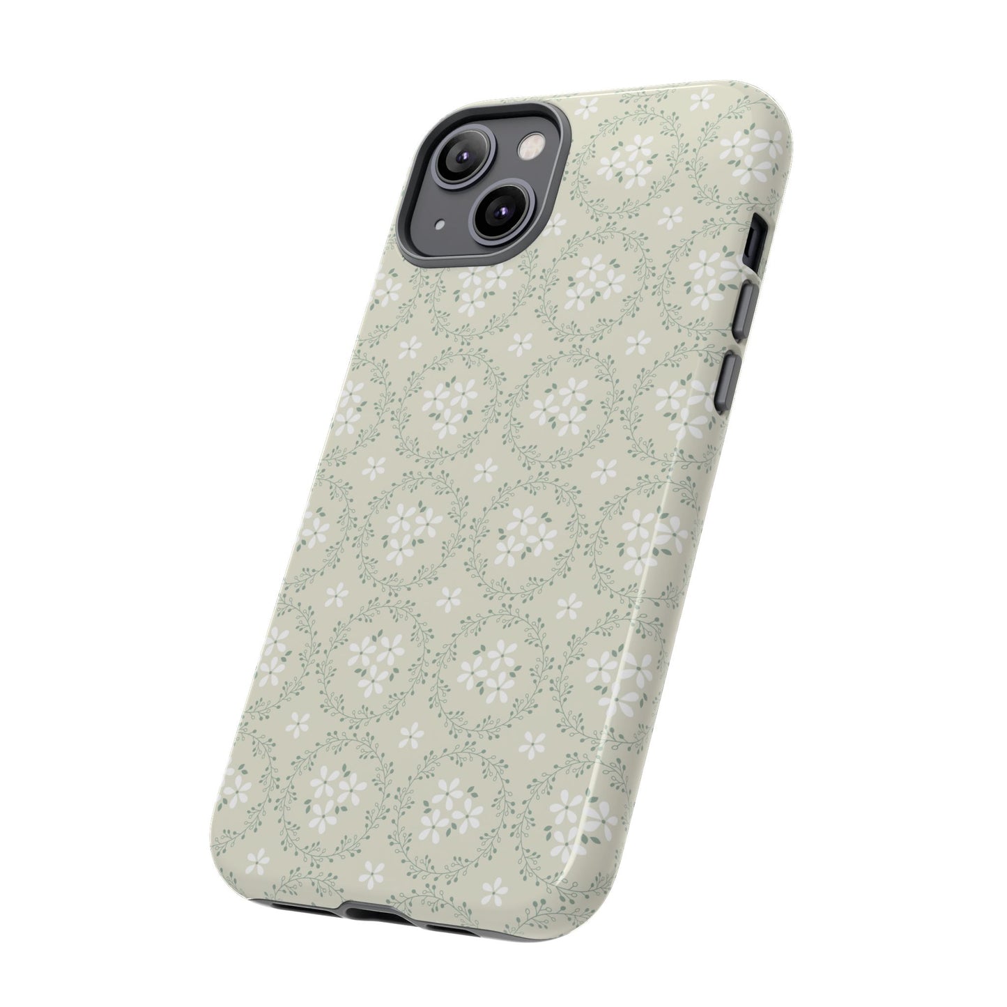 Vintage Daisy Wreath iPhone Case