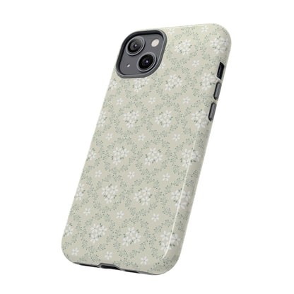 Vintage Daisy Wreath iPhone Case