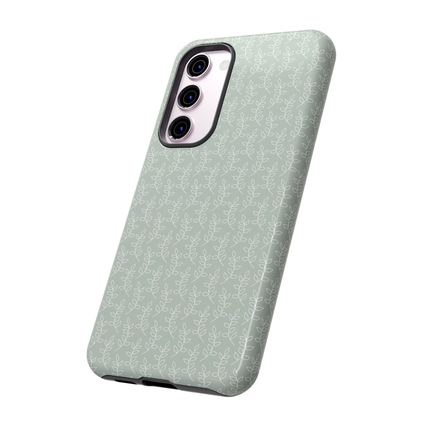 Minimal Leaf Print Samsung Case