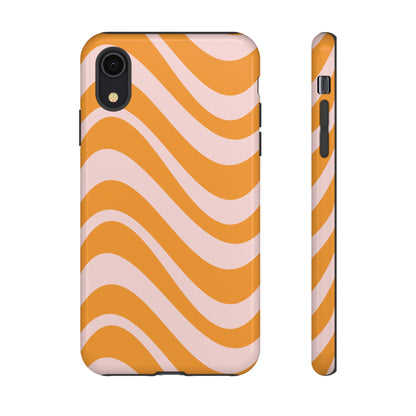 Retro Wavy Stripe iPhone Case
