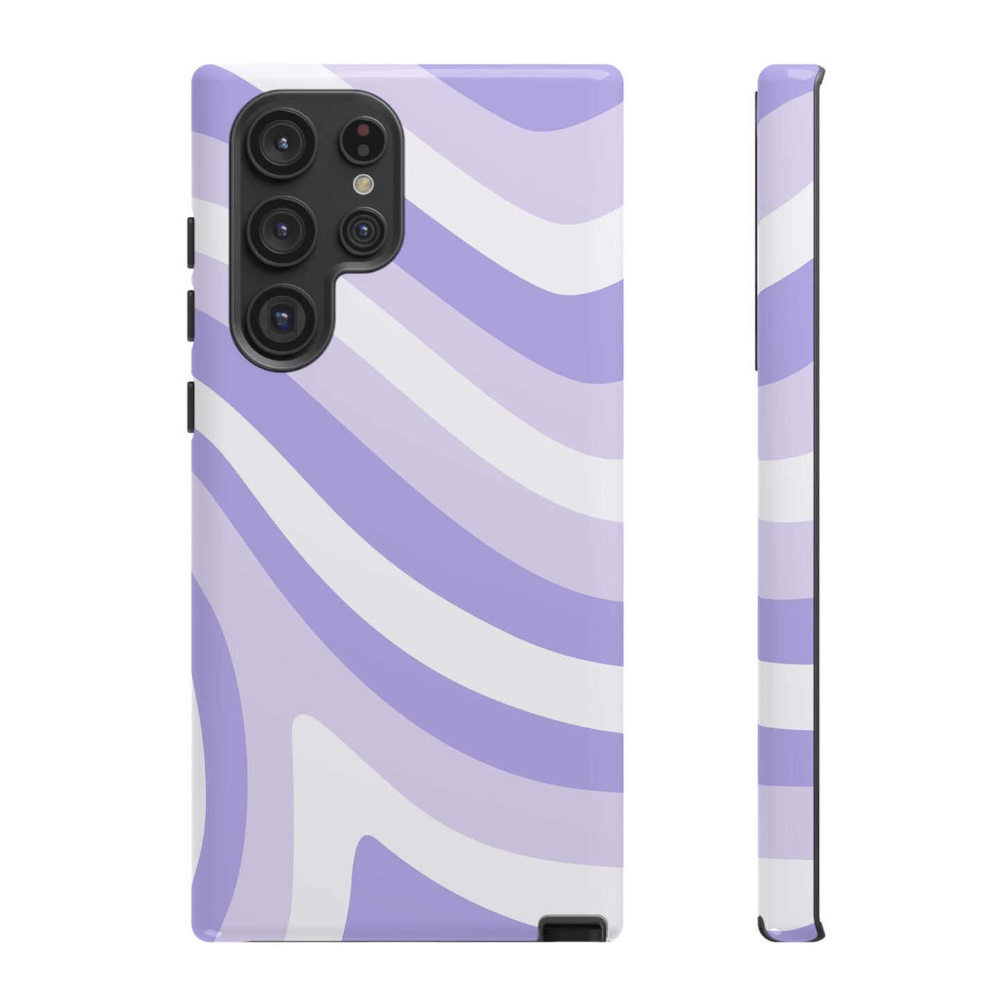 Lavender Wave Abstract Samsung Case