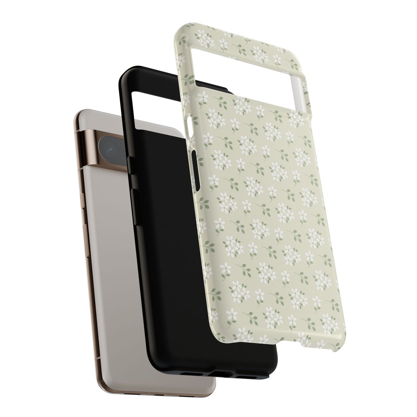 Beige Daisy Bloom Google Pixel Case
