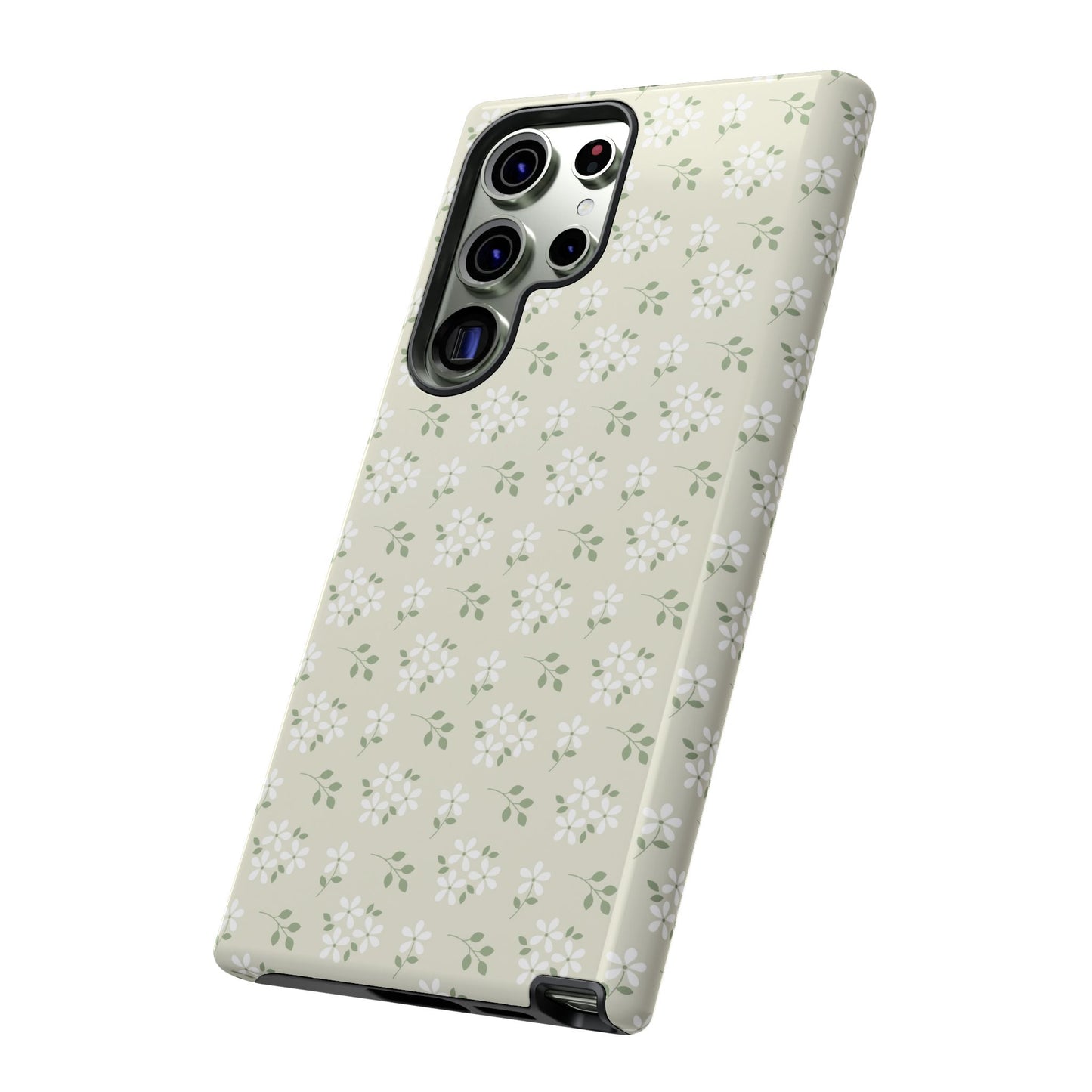 Beige Daisy Bloom Samsung Case
