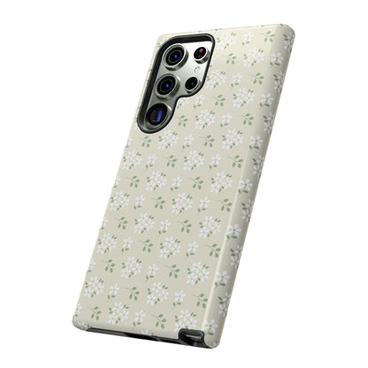 Beige Daisy Bloom Samsung Case