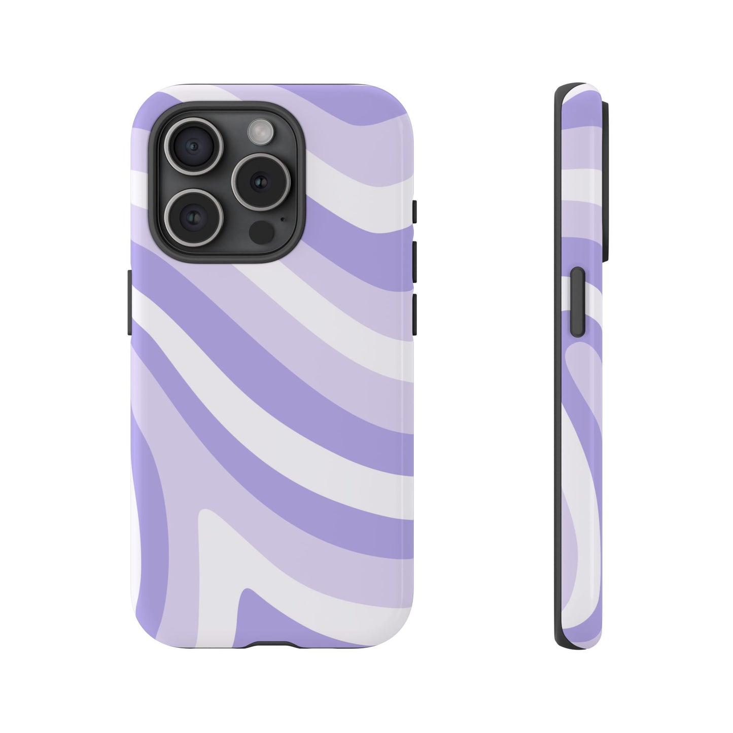 Lavender Wave Abstract iPhone Case