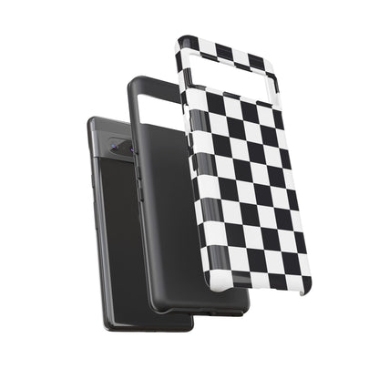 Black & White Checkerboard Google Pixel Case
